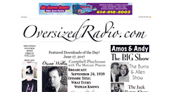 Desktop Screenshot of oversizedradio.com